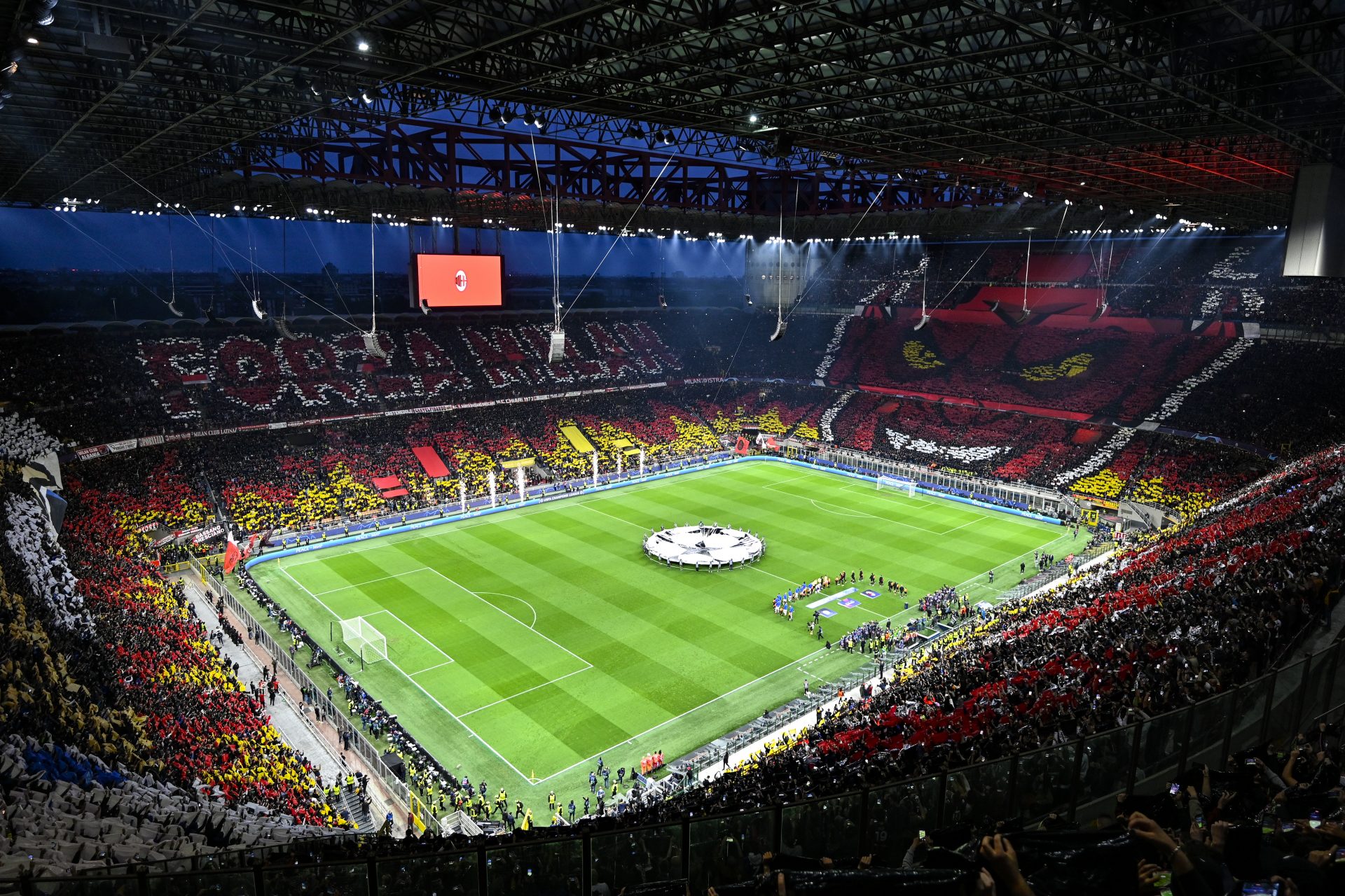 Lo stadio San Siro a Milano