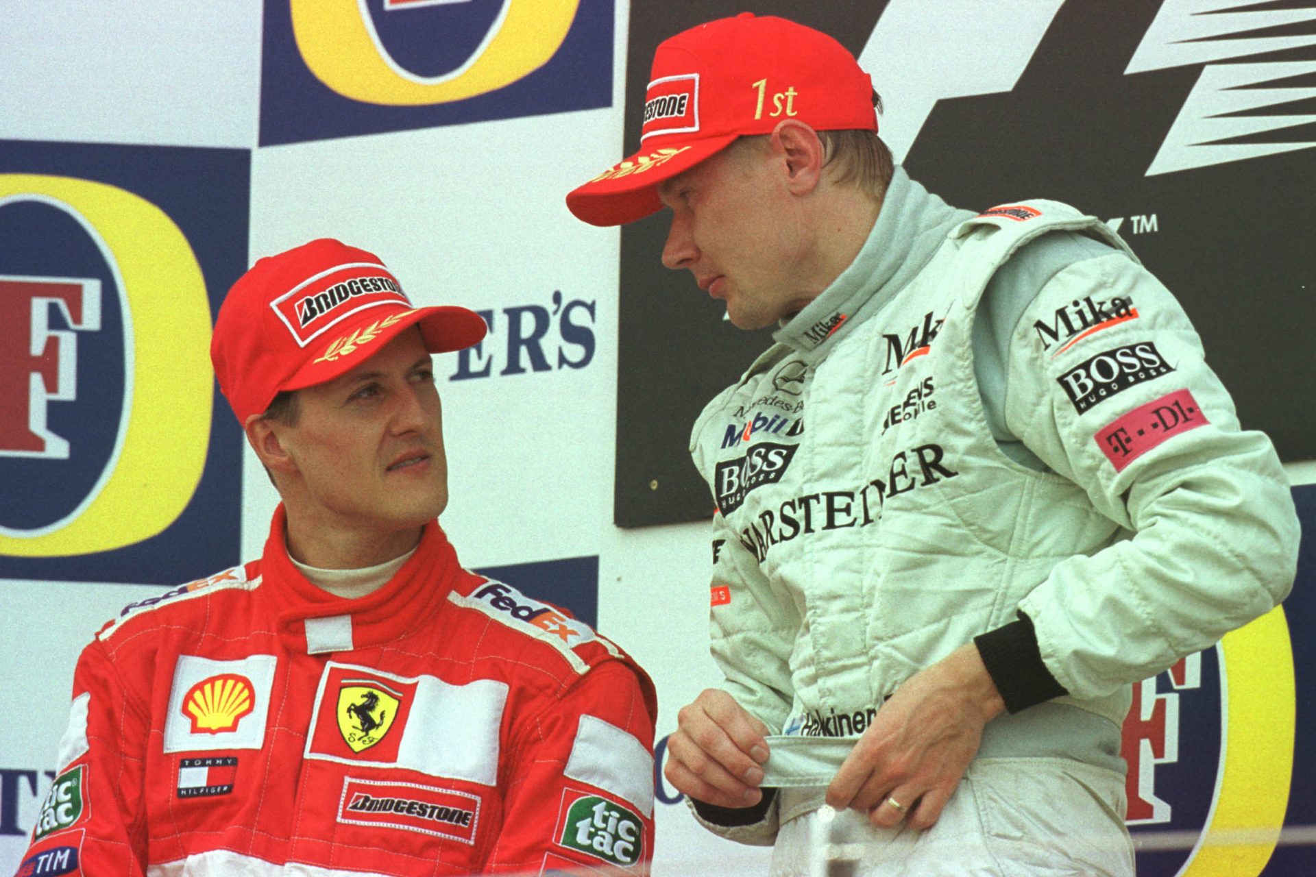 Mika Häkkinen contra Michael Schumacher