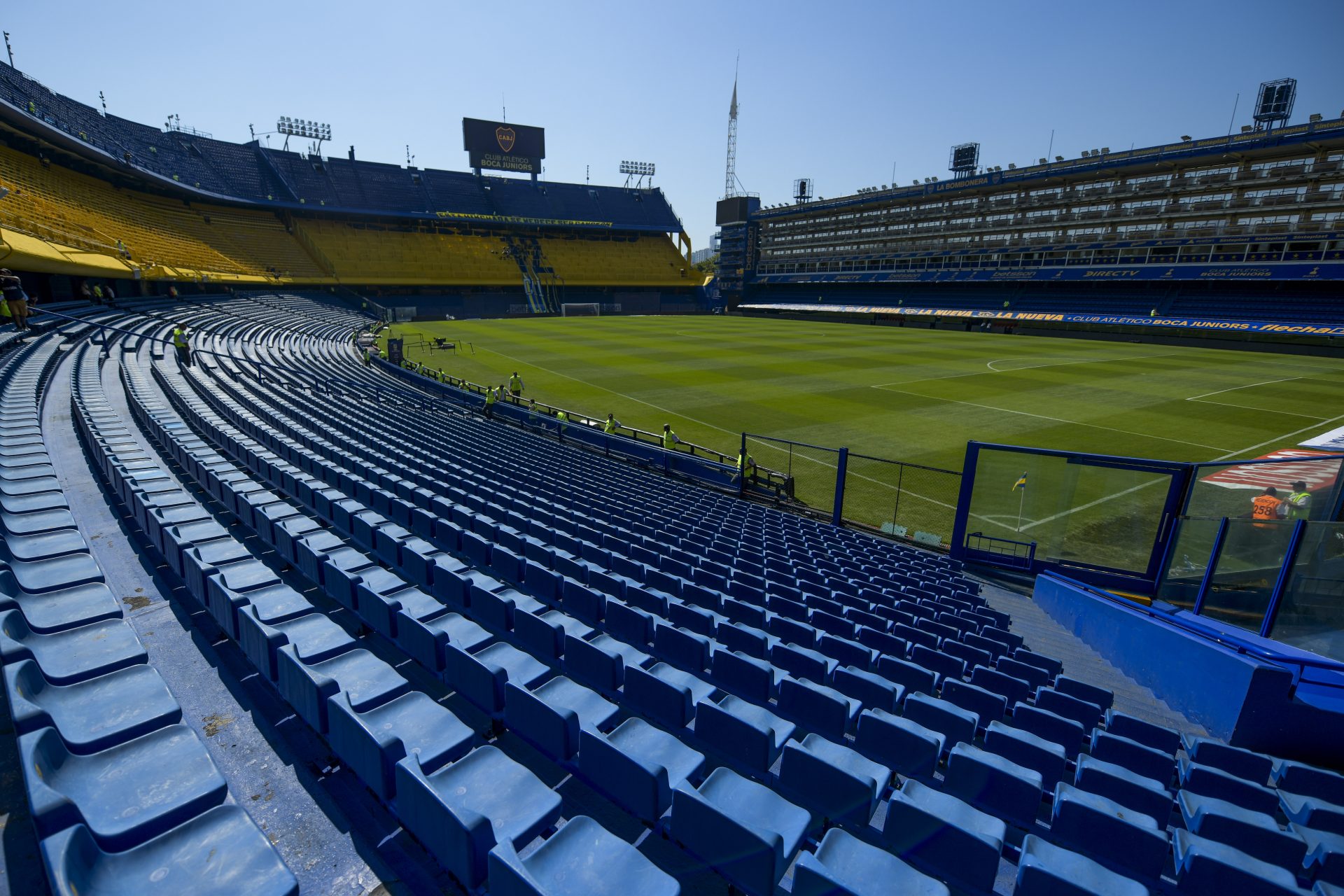 Lo stadio La Bombonera a Buenos Aires 