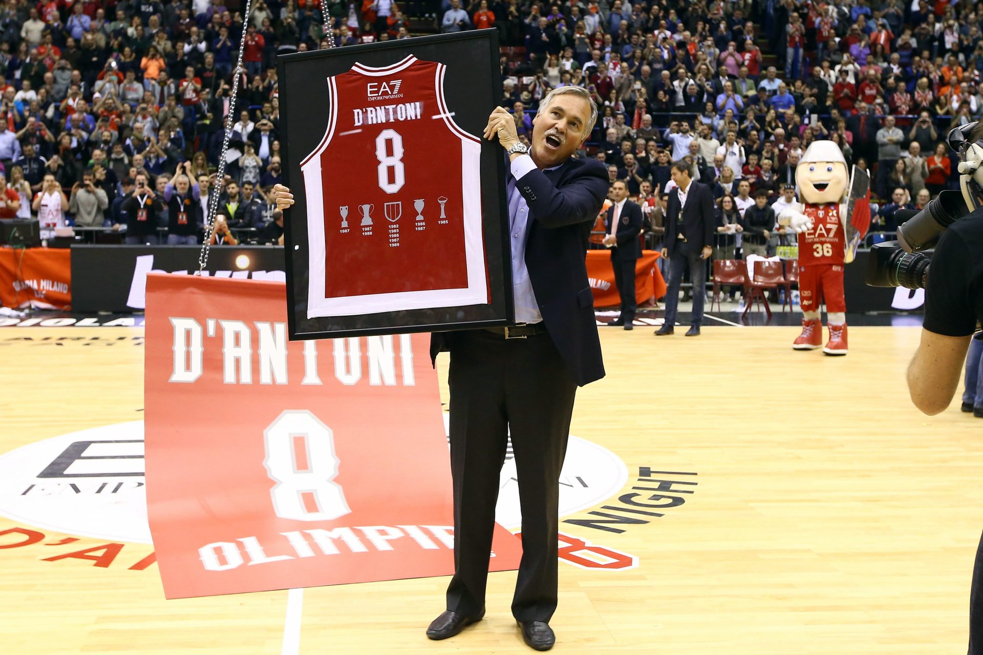 Una leggenda dell'Olimpia Milano