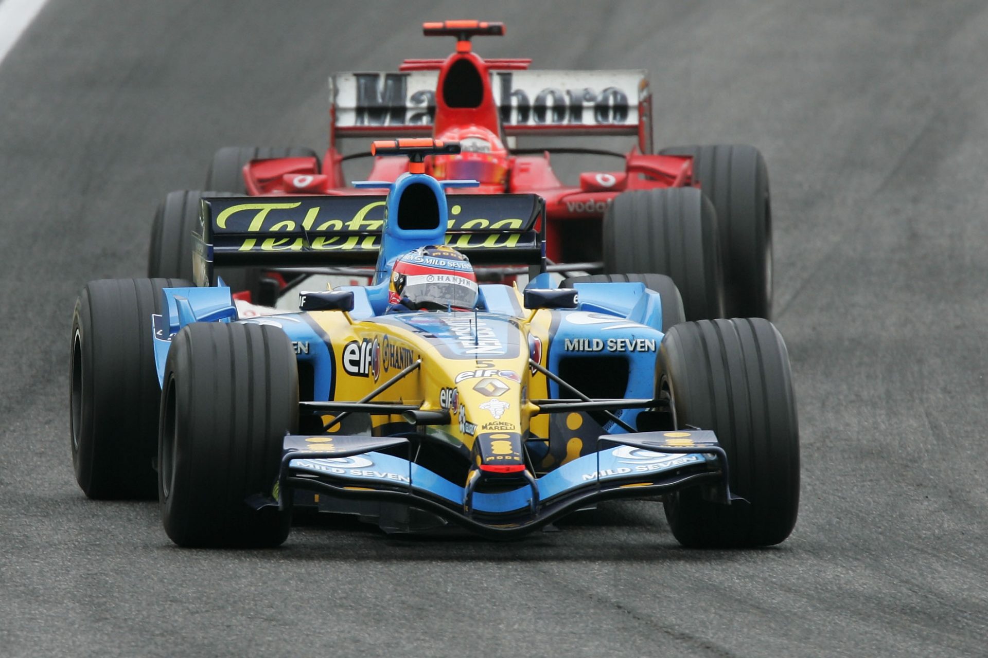 Young Fernando Alonso took it home