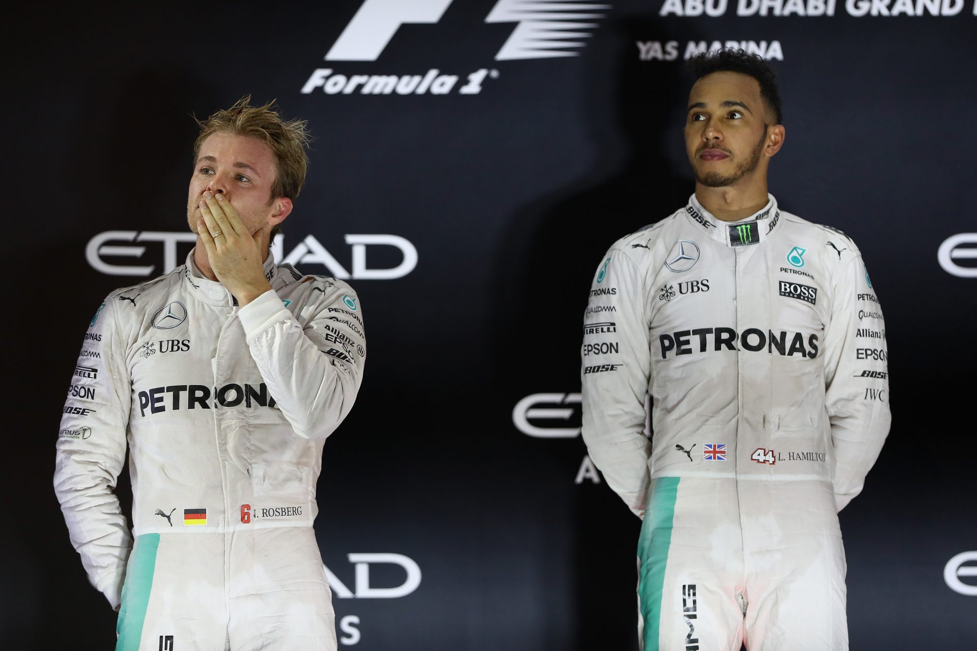 Nico Rosberg y Lewis Hamilton en Mercedes