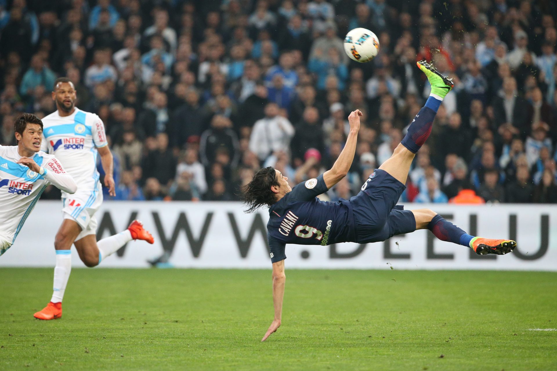 Cinq buts au Vélodrome