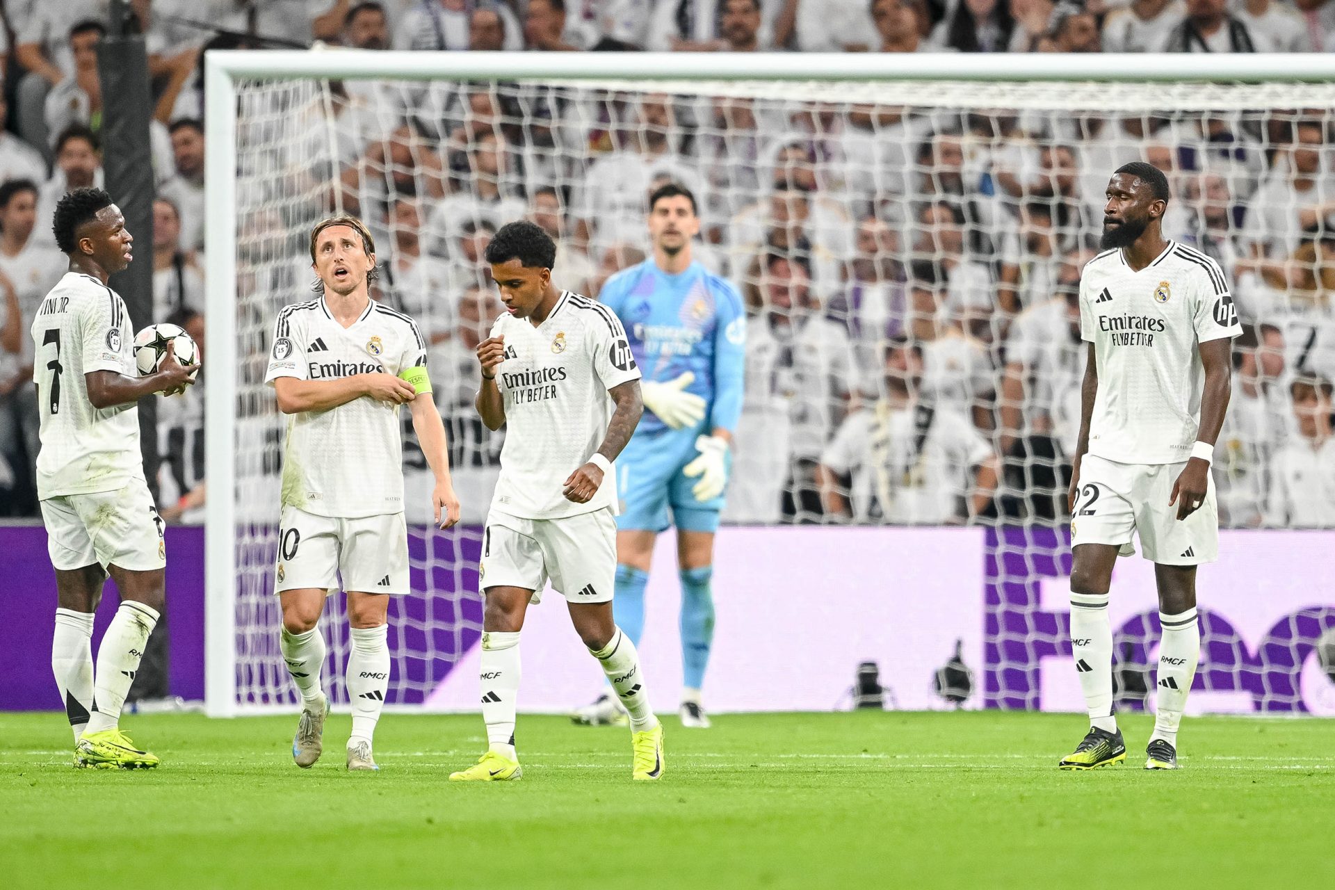 Runrún en las gradas del Santiago Bernabéu