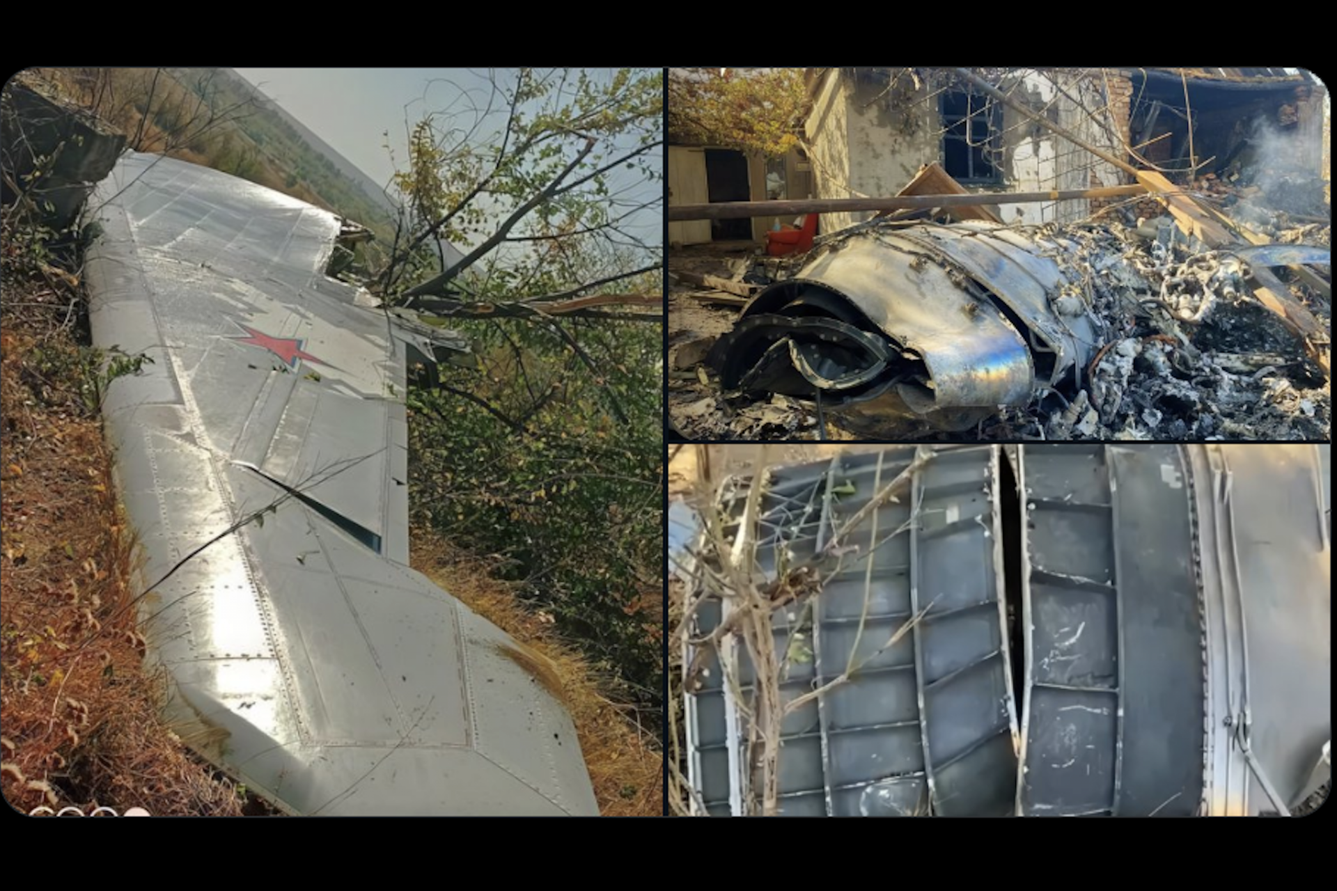 Images of the S-70s crash site 