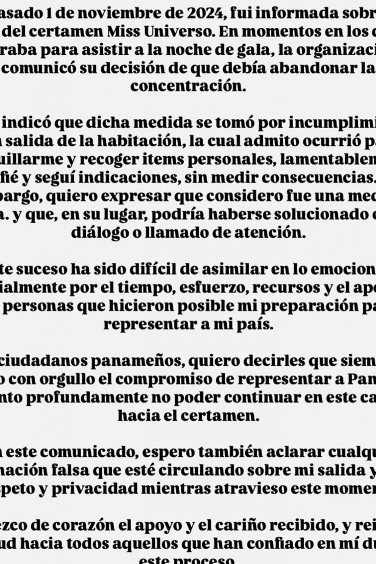 'Podría haberse solucionado con un diálogo o llamado de atención'