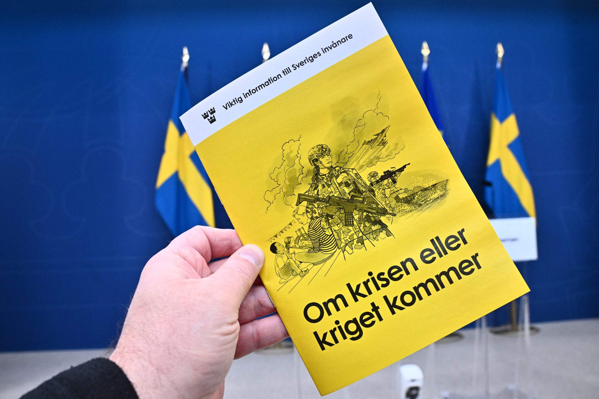 Schweden bereitet seine Einwohner auf Krieg vor