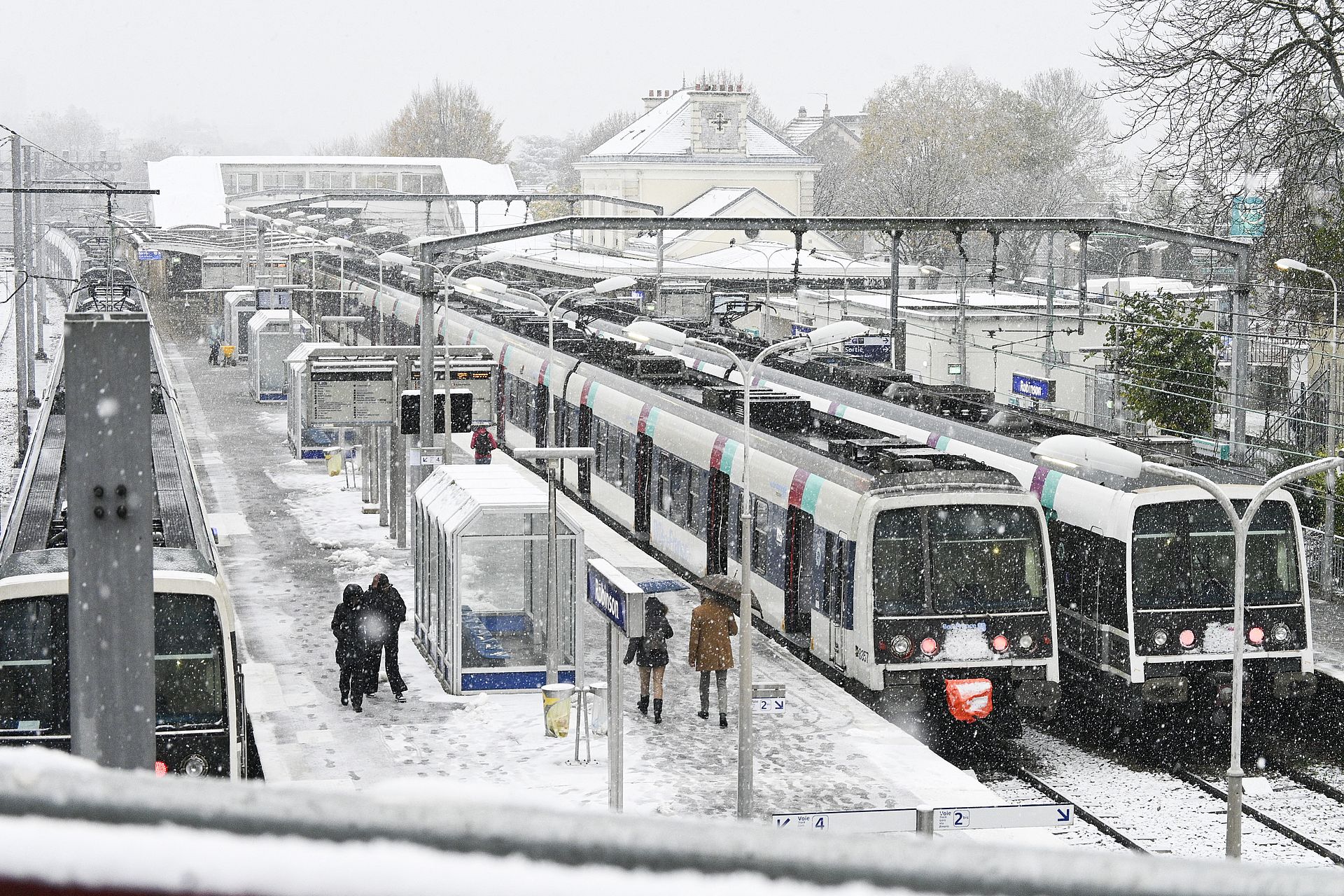 Le trafic ferroviaire partiellement interrompu 