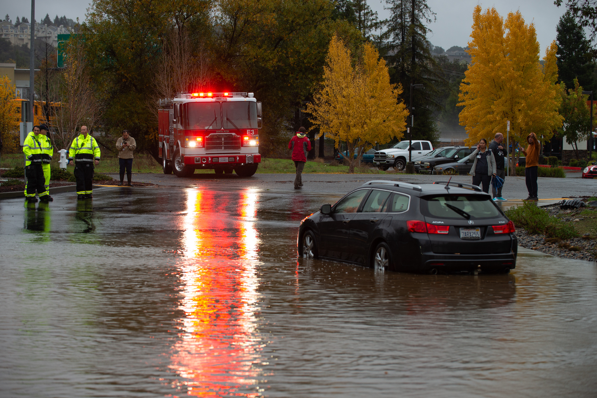 Flooding and blackouts 