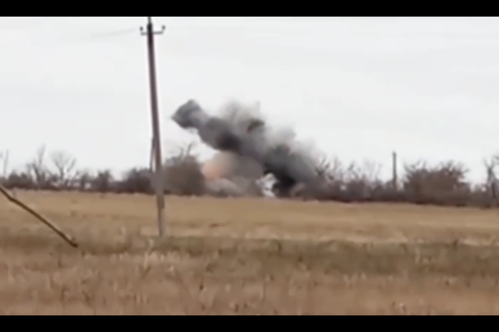 Not the first BM-21 destroyed on video 