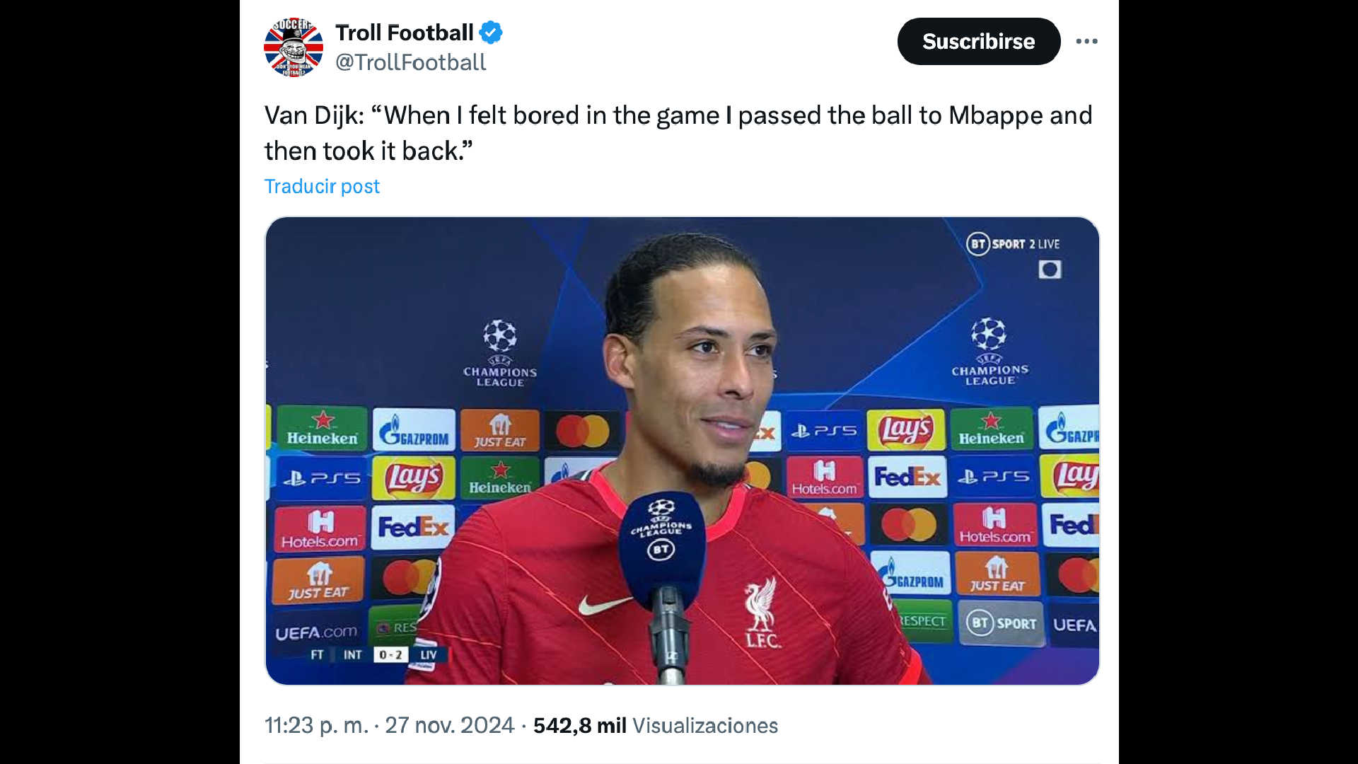 Virgil Van Dijk e Mbappé