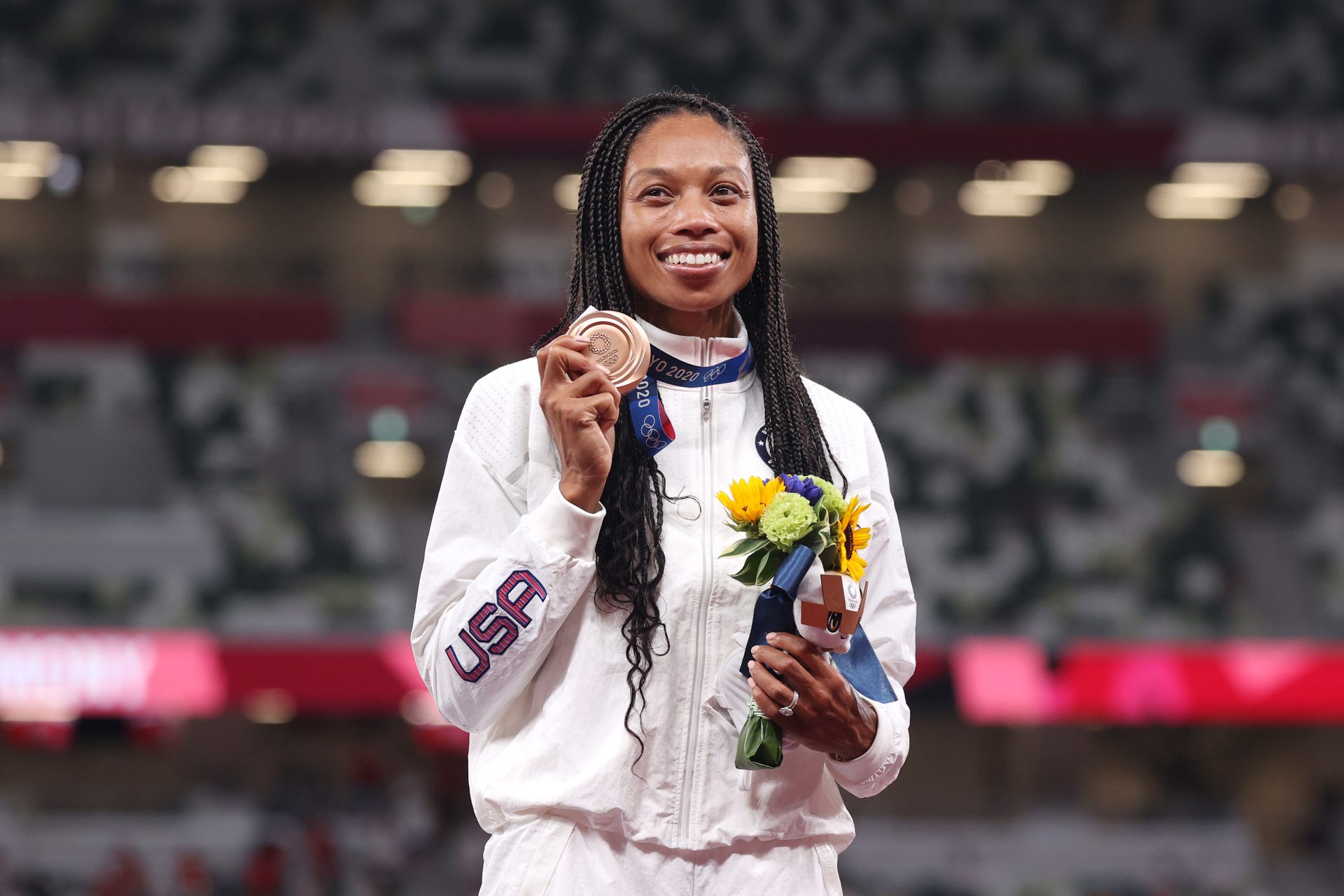 Allyson Felix, US, track and field athlete