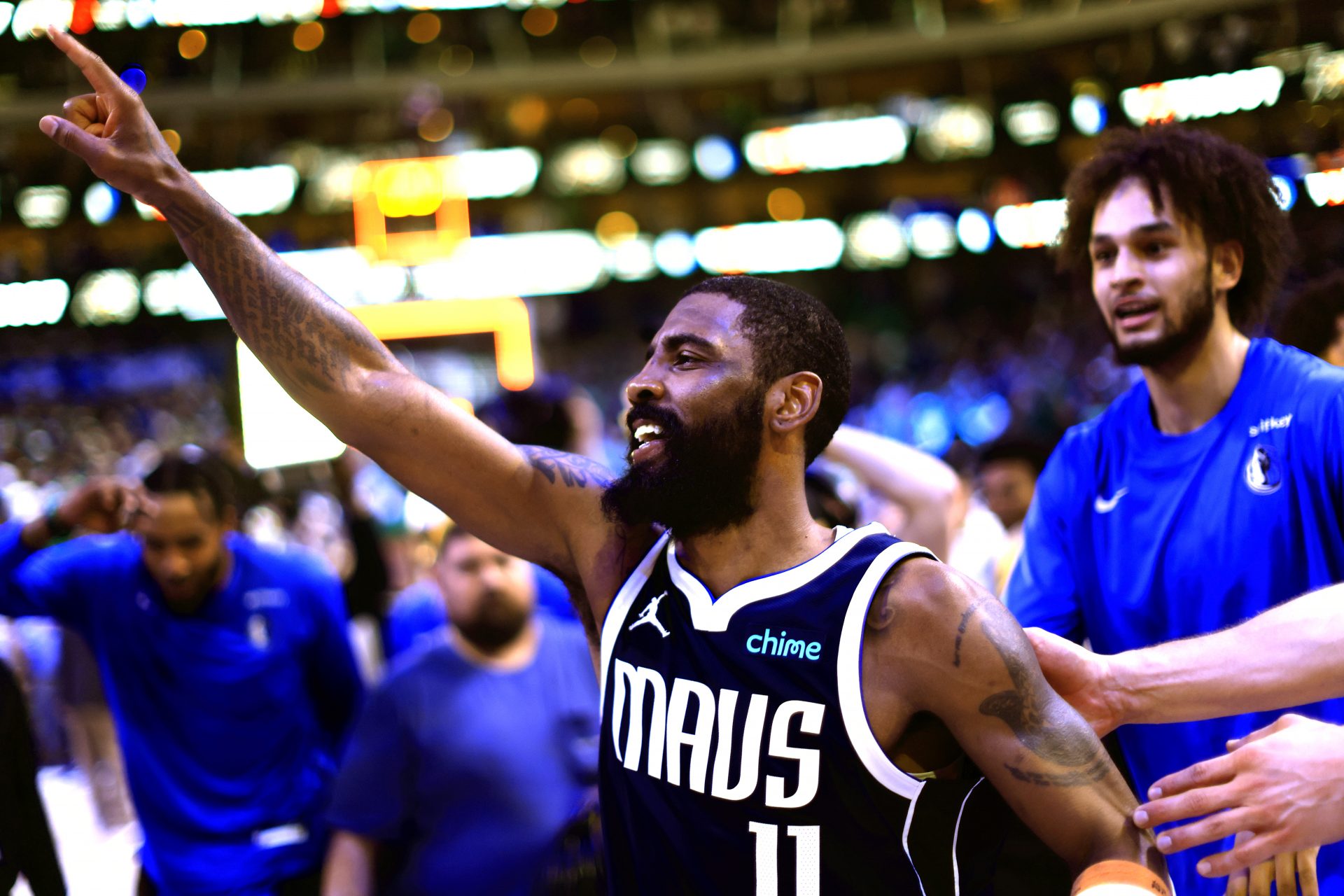 2. Kyrie channels his inner Kareem Abdul-Jabbar