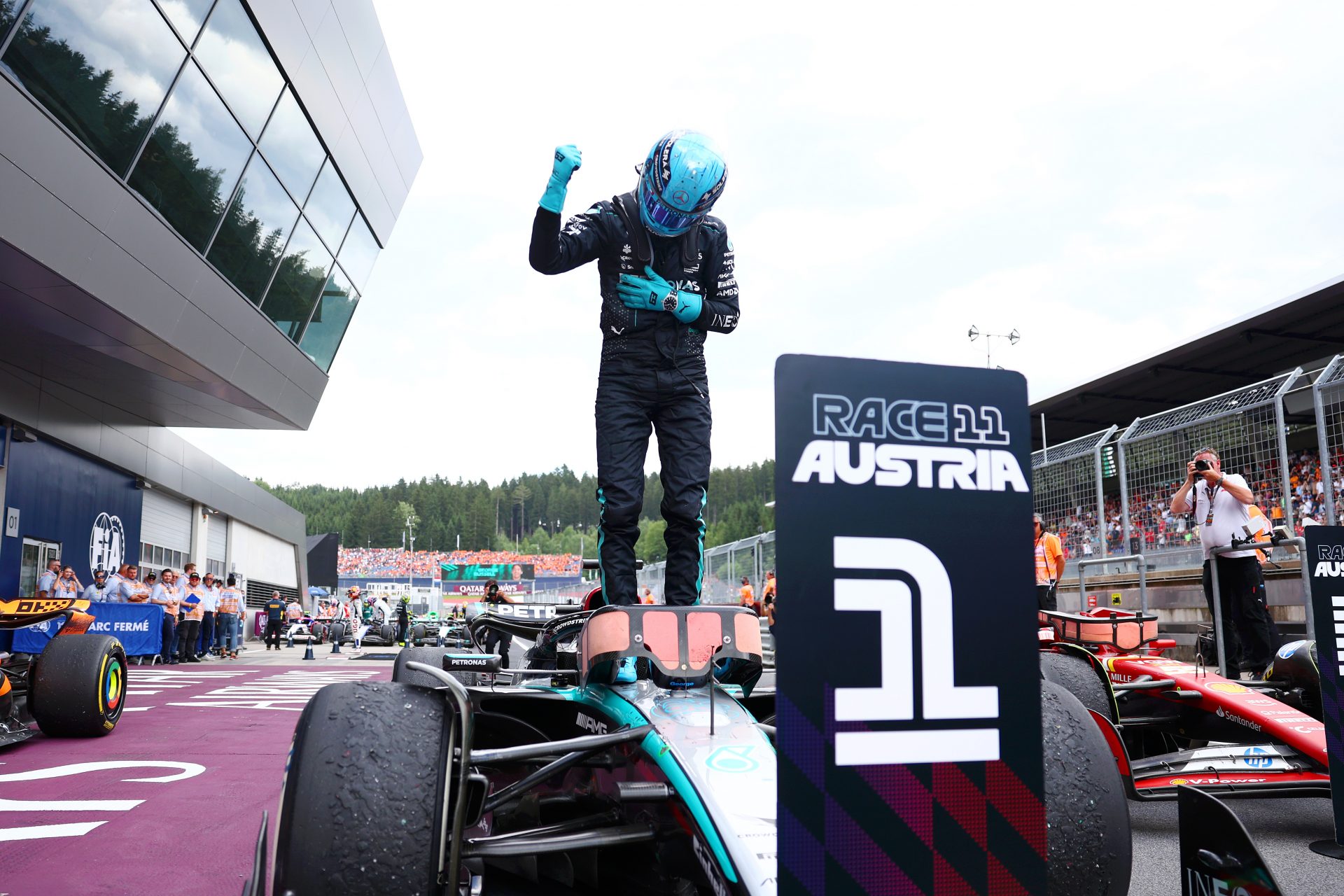 9. Russell’s surprise win in Austria