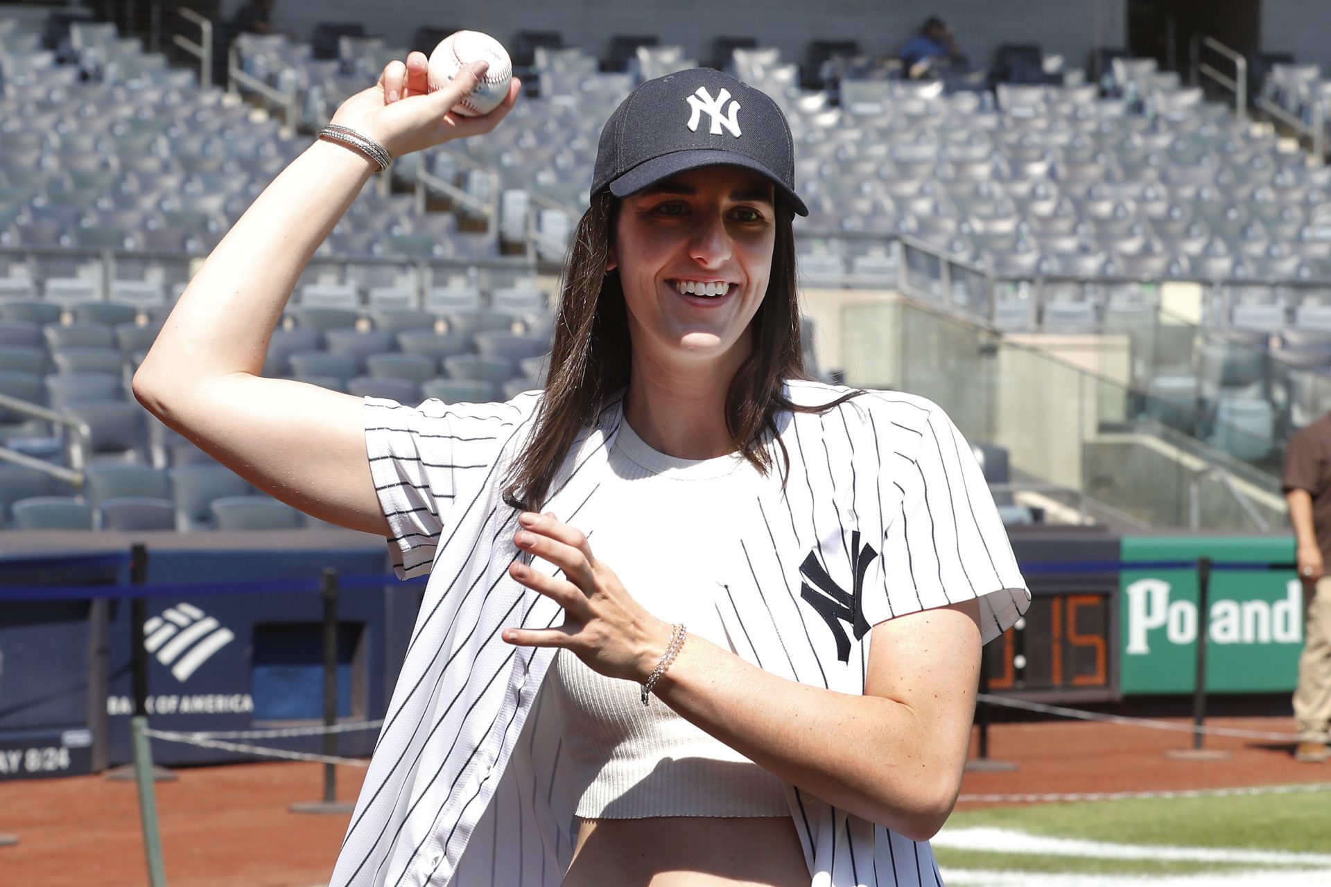 2. She may have a future as an MLB announcer