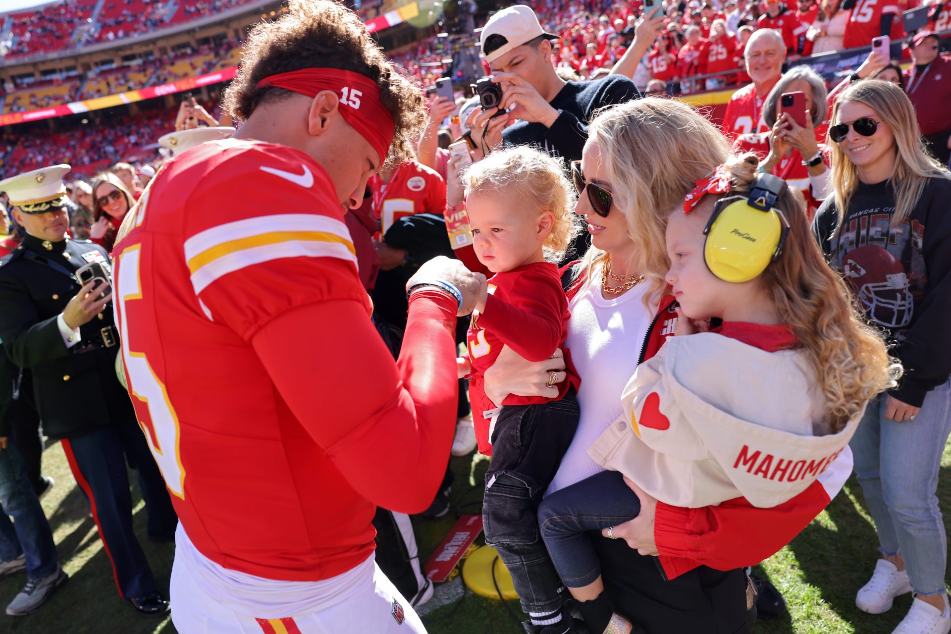 5. Patrick Mahomes is a skilled hair-braider