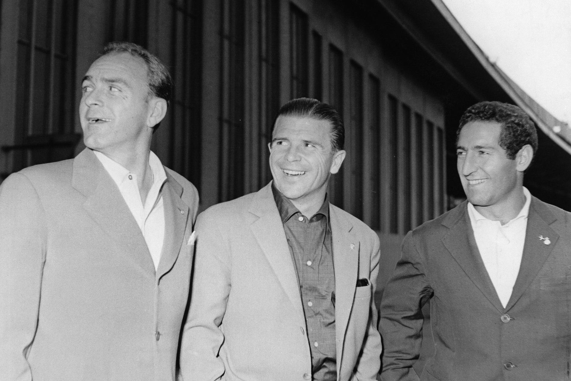 Alfredo Di Stefano and Ferenc Puskas