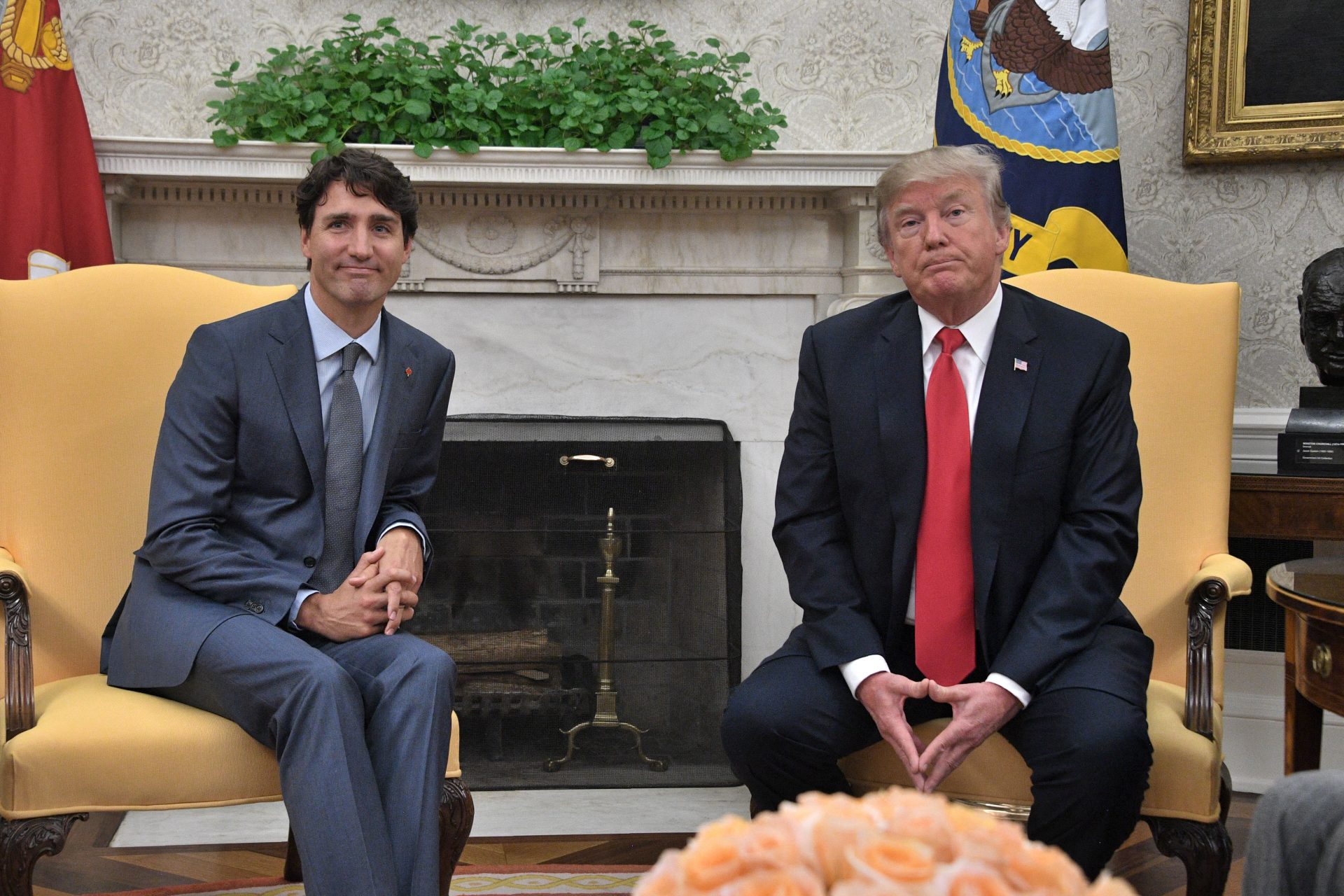 Trudeau took a swipe at Trump and ticked off his biggest supporter