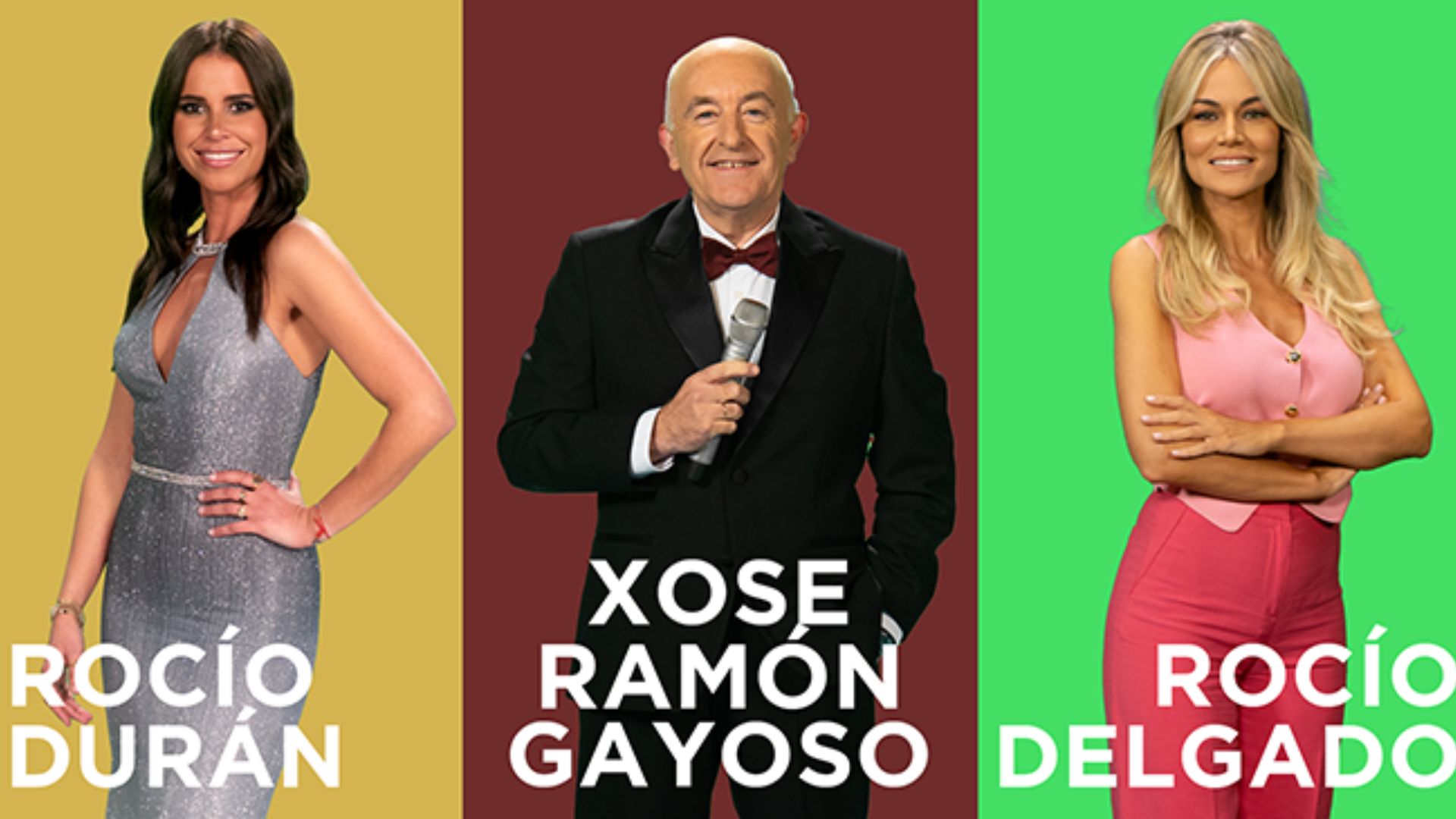 Xosé Ramón Gayoso, Rocío Delgado y Rocío Durán