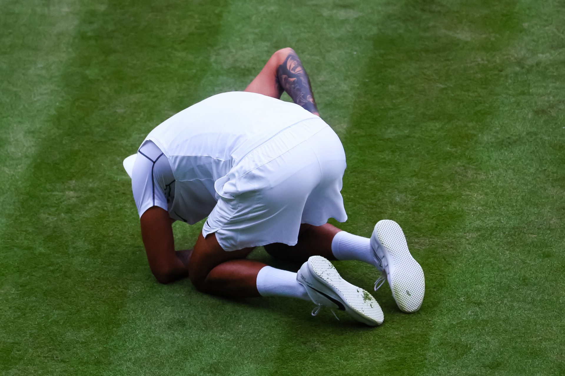 8. El caos de Tsitsipas en Wimbledon (2022)