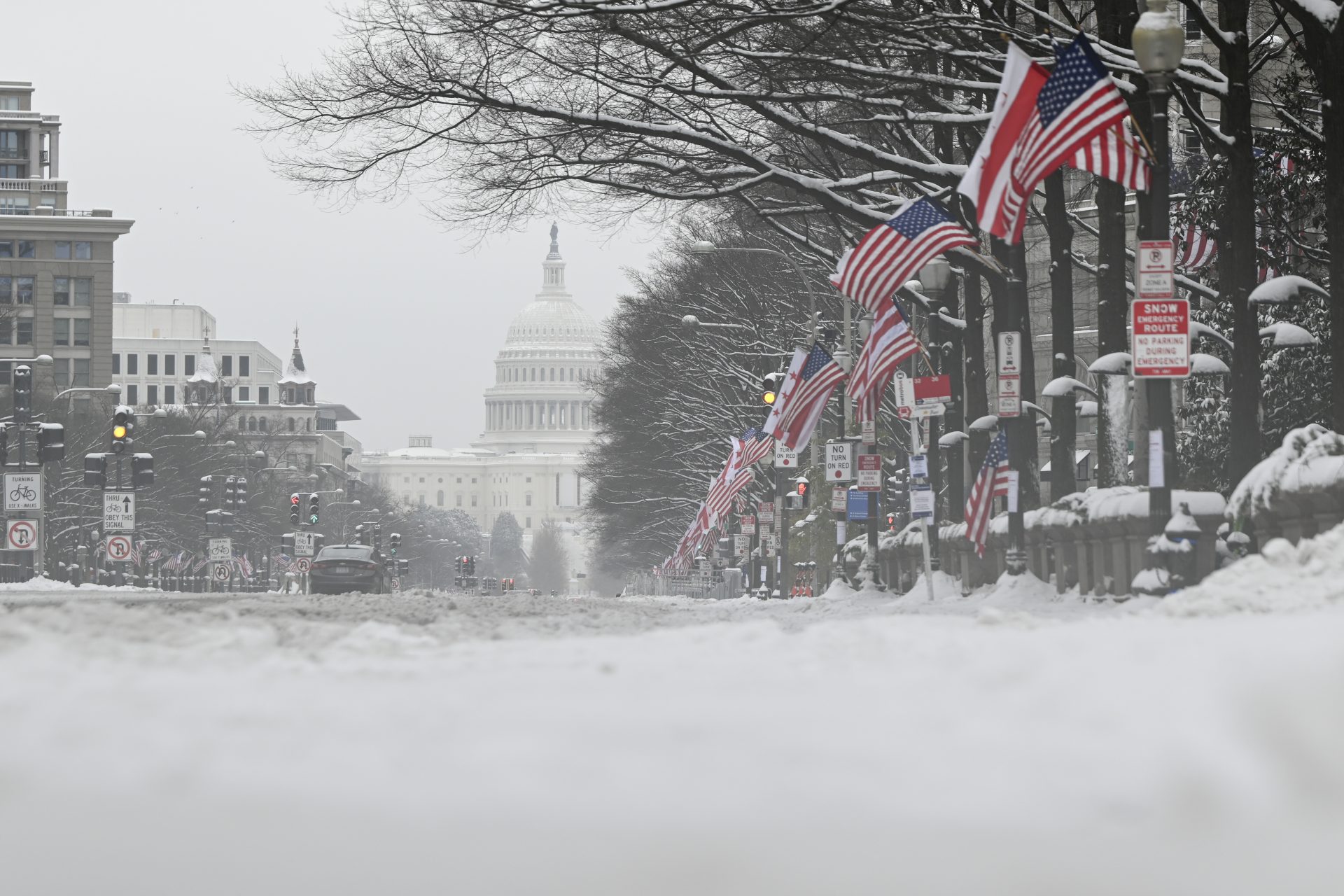 Washington gets its share of snow