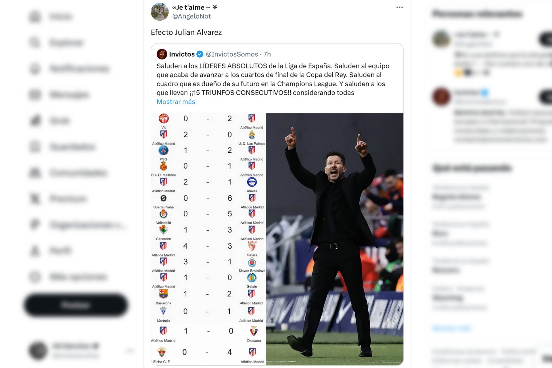 Simeone ha sabido dar con la tecla