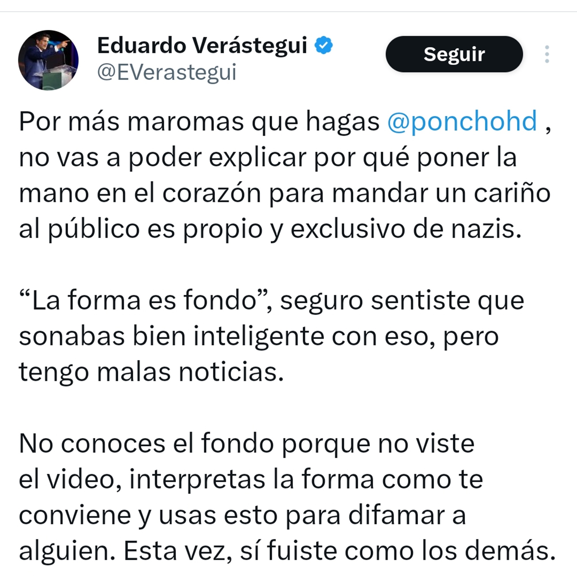 Verástegui señaló que Herrera lo quería difamar 