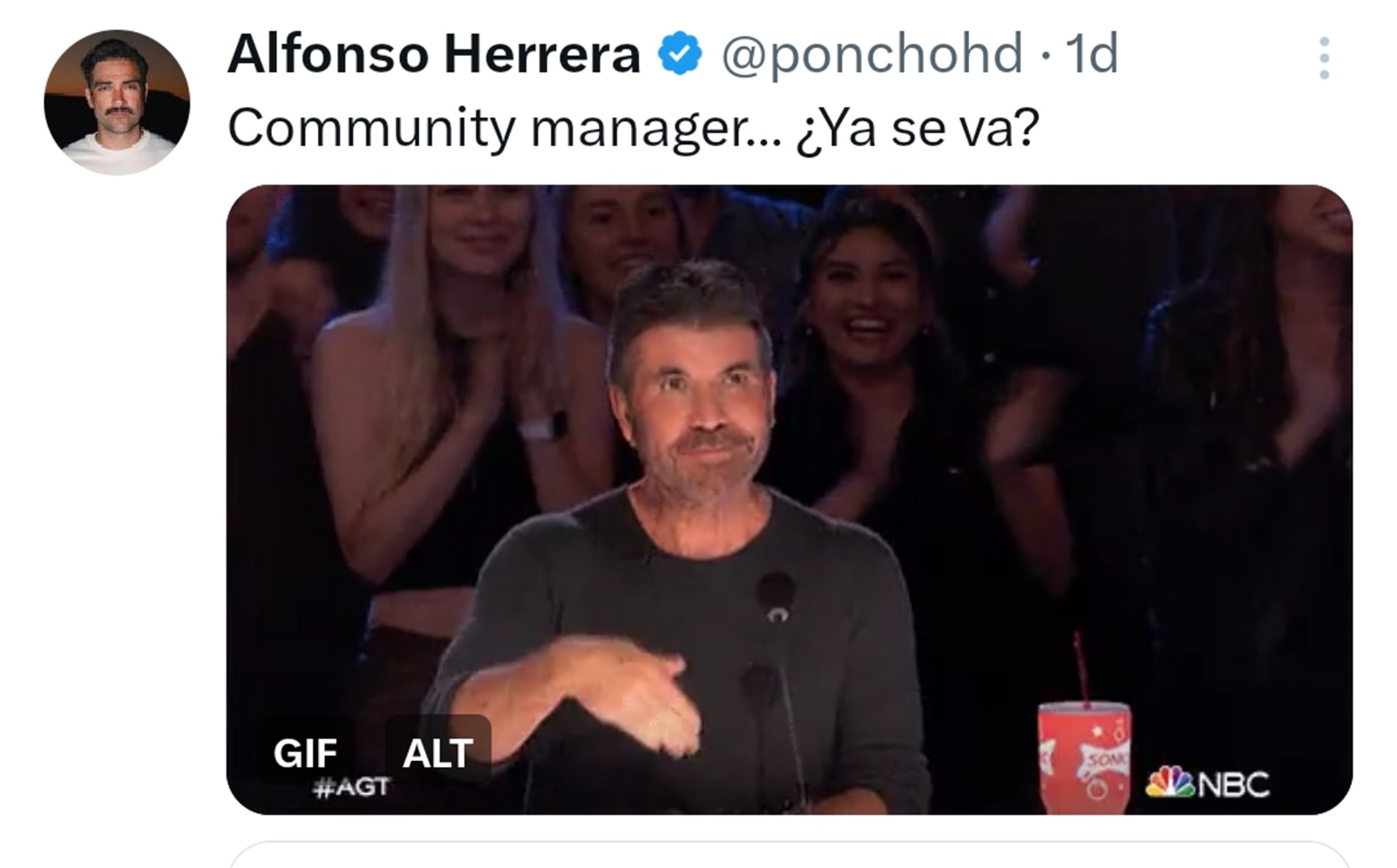 'Community manager… ¿Ya se va?'