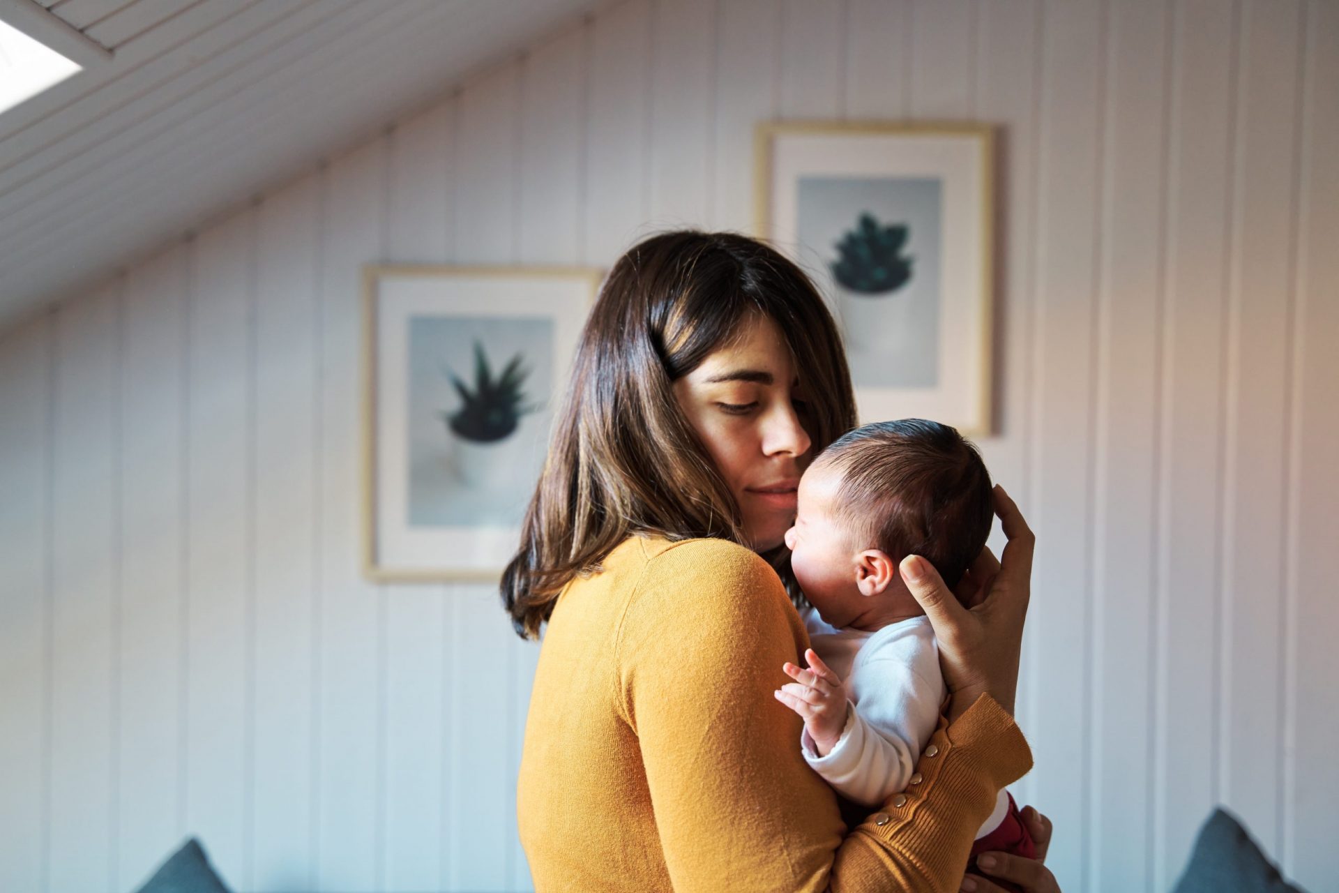 El cuello del bebé todavía no está preparado para sostener su cabeza