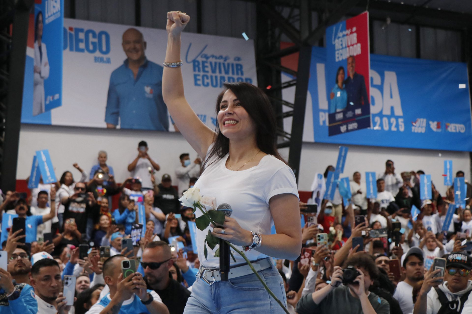 Luisa González y la influencia de Correa en su campaña