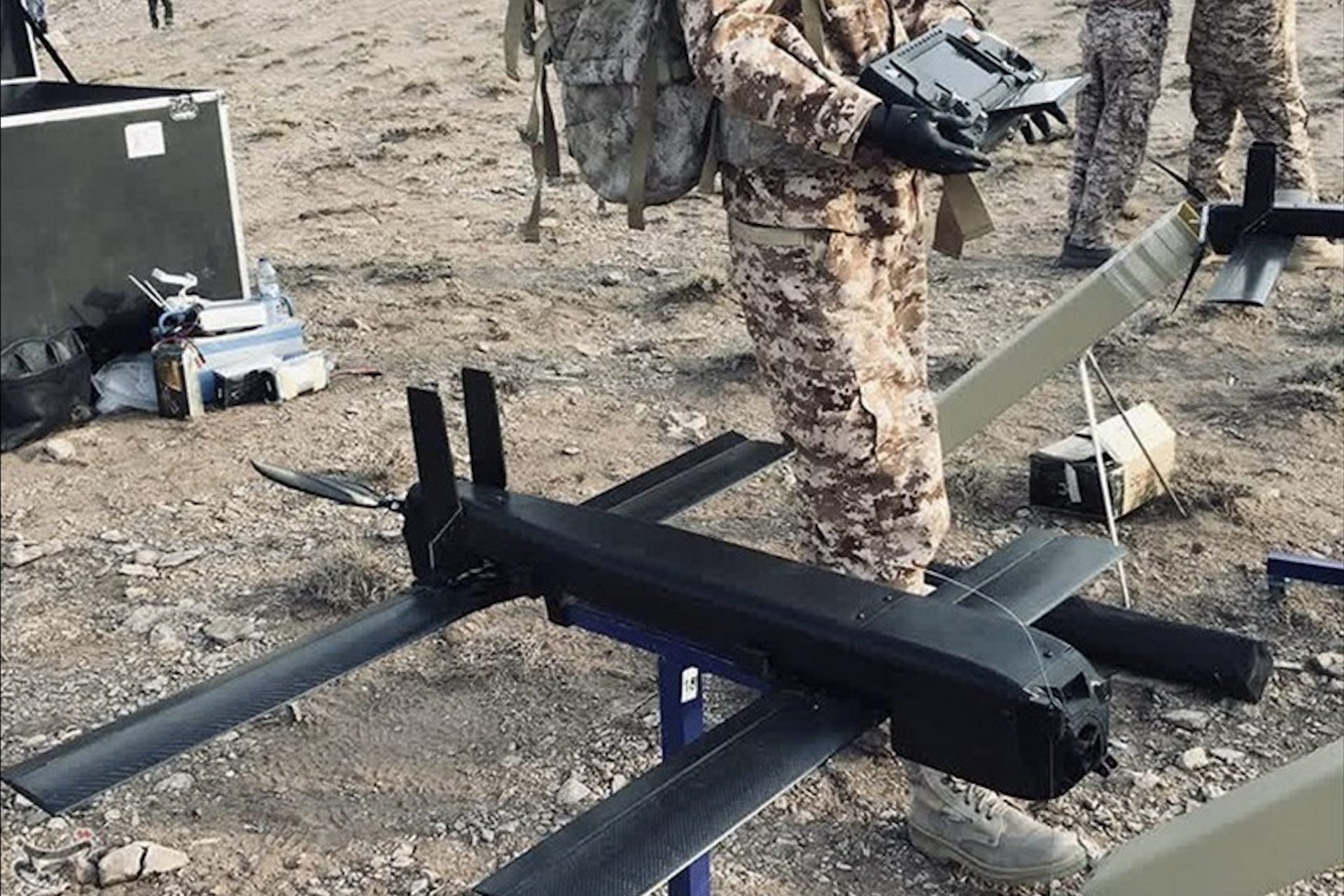 Is the unknown drone Iranian?